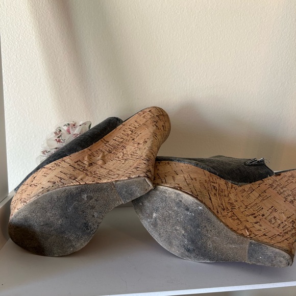 DIVA LOUNGE wedge sandals size 6.5 - Picture 9 of 10